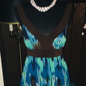 BISOU BISOU Fit & Flare Sleeveless Dress